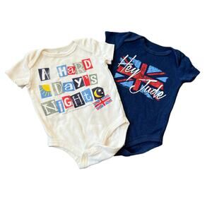 Baby Paul McCartney/ John Lennon bodysuit tee 0-3 months like new